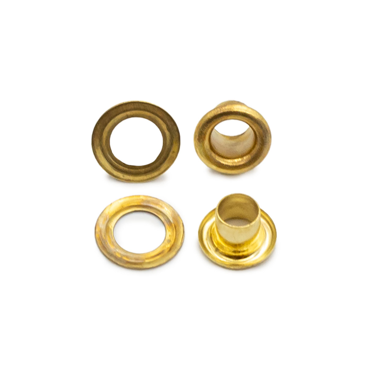 Люверс NEW STAR №1,7 (3 мм), сталь (цвет золото), 100 шт