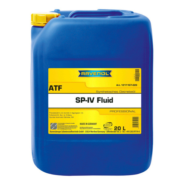 Трансмиссионное масло RAVENOL 1211107B20 ATF SP-IV Fluid