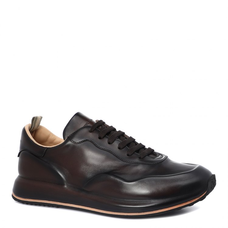 фото Кроссовки мужские officine creative race lux/001 коричневые 43.5 eu