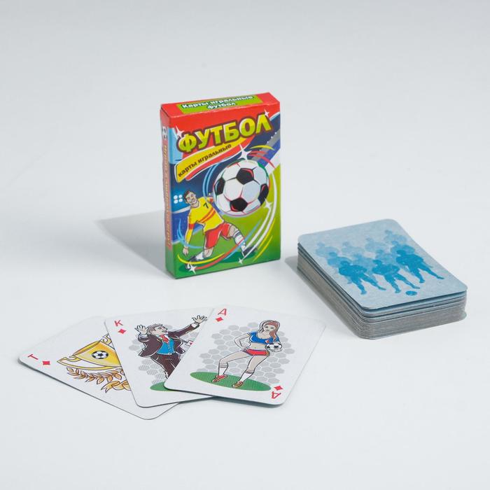 

Карты Гелий, игральные "Футбол", 36 карт, лакированные, 5х7.5 см