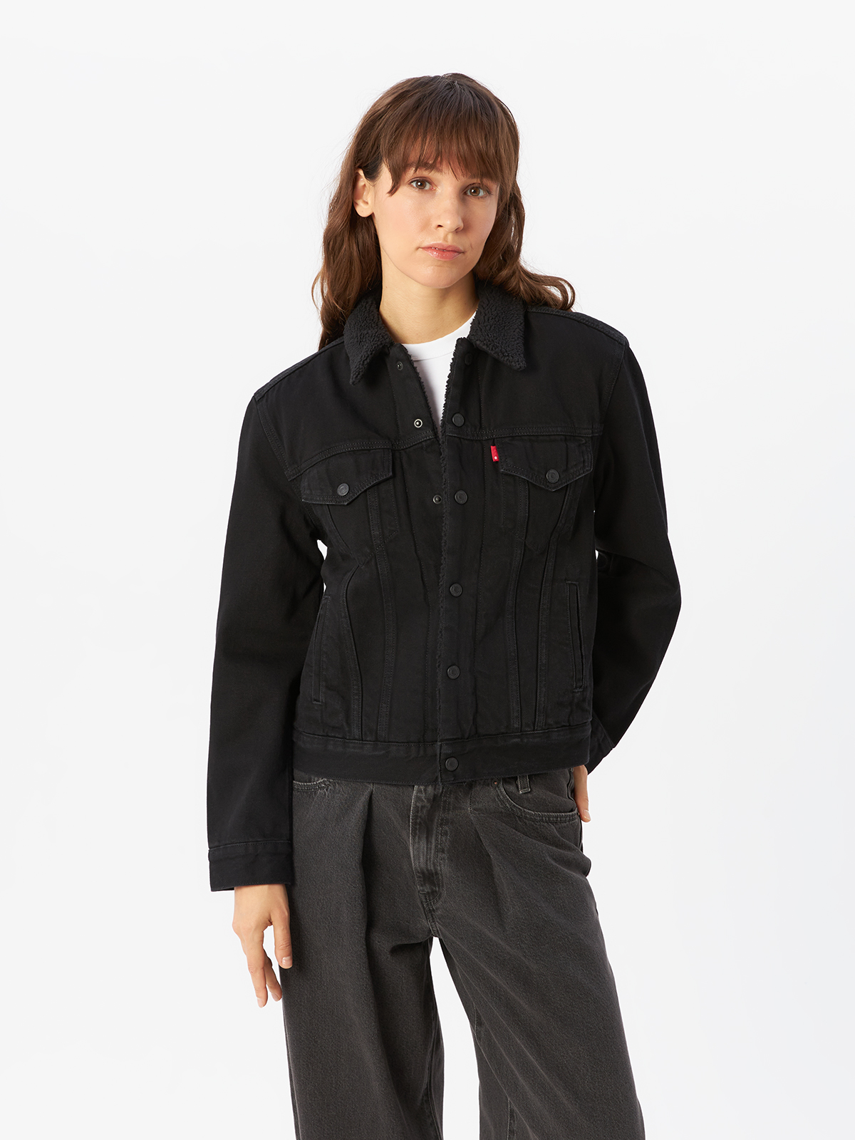 Джинсовая куртка женская Levis 36137-0015 черная S