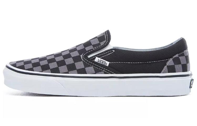 

Слипоны унисекс Vans slip-on Checkerboard Classic черные 39 EU, Черный, slip-on Checkerboard Classic