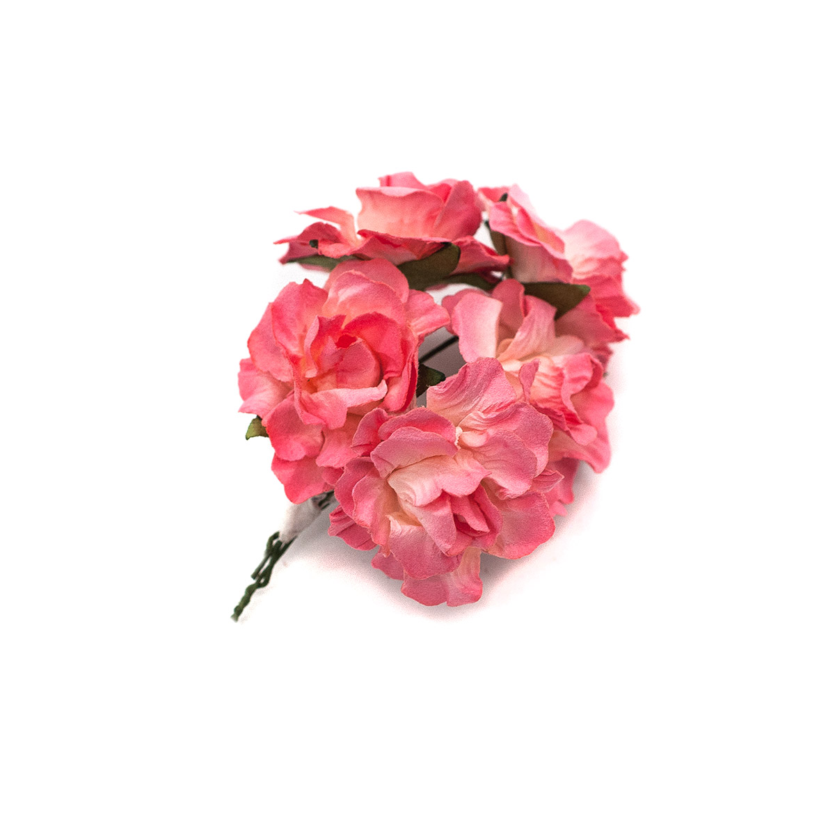 Кудрявые розы из бумаги, 8 шт., SCB (280604 нежно-розовые)