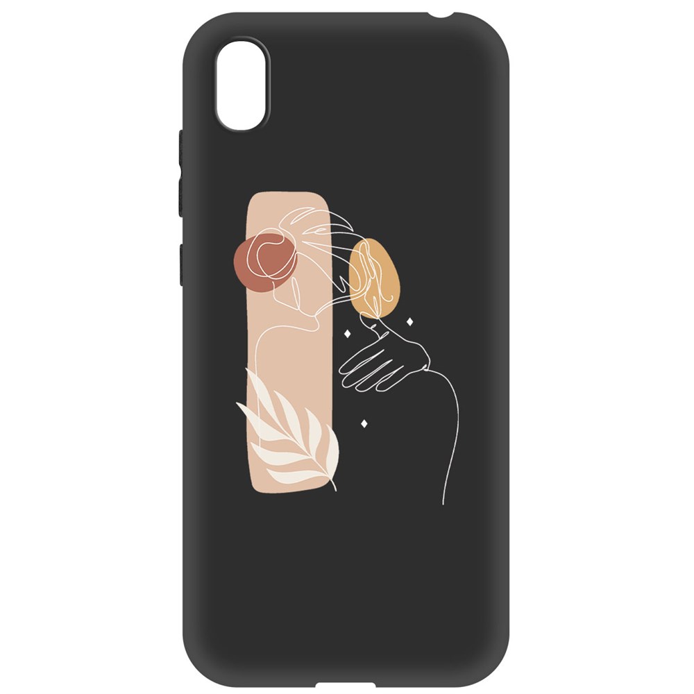 

Чехол-накладка Krutoff Soft Case Нежность для Honor 8S Prime черный