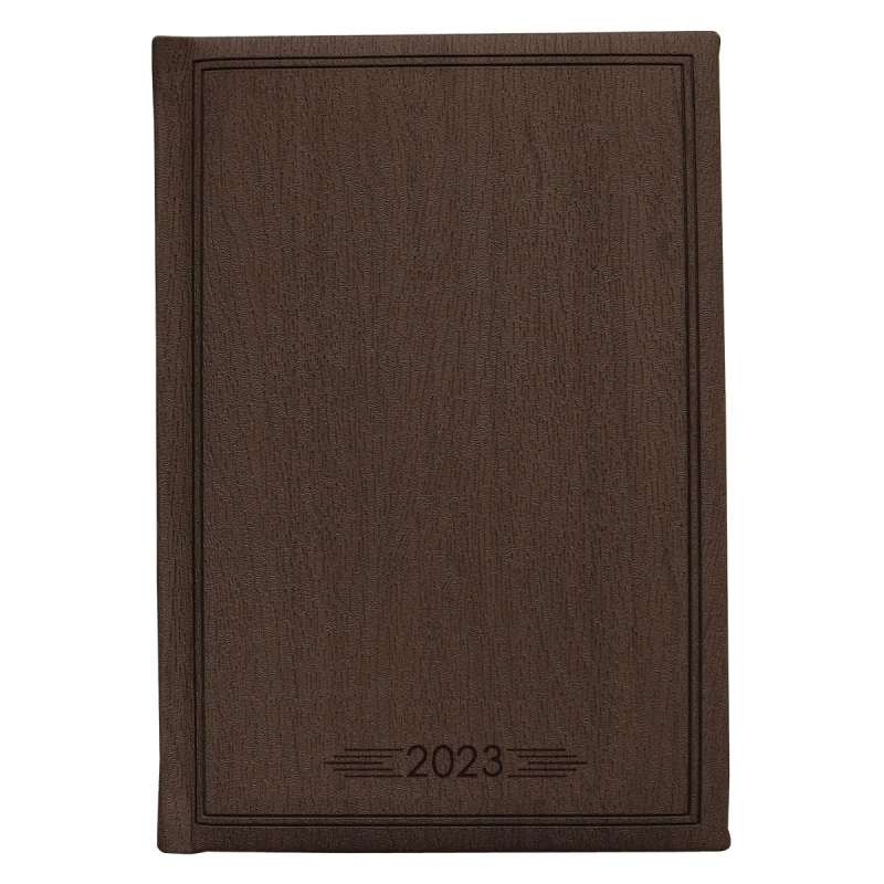 

Ежедневник датированный 2023, 150х210 мм, 352 с. Wood AZ2501emb/dark-brown
