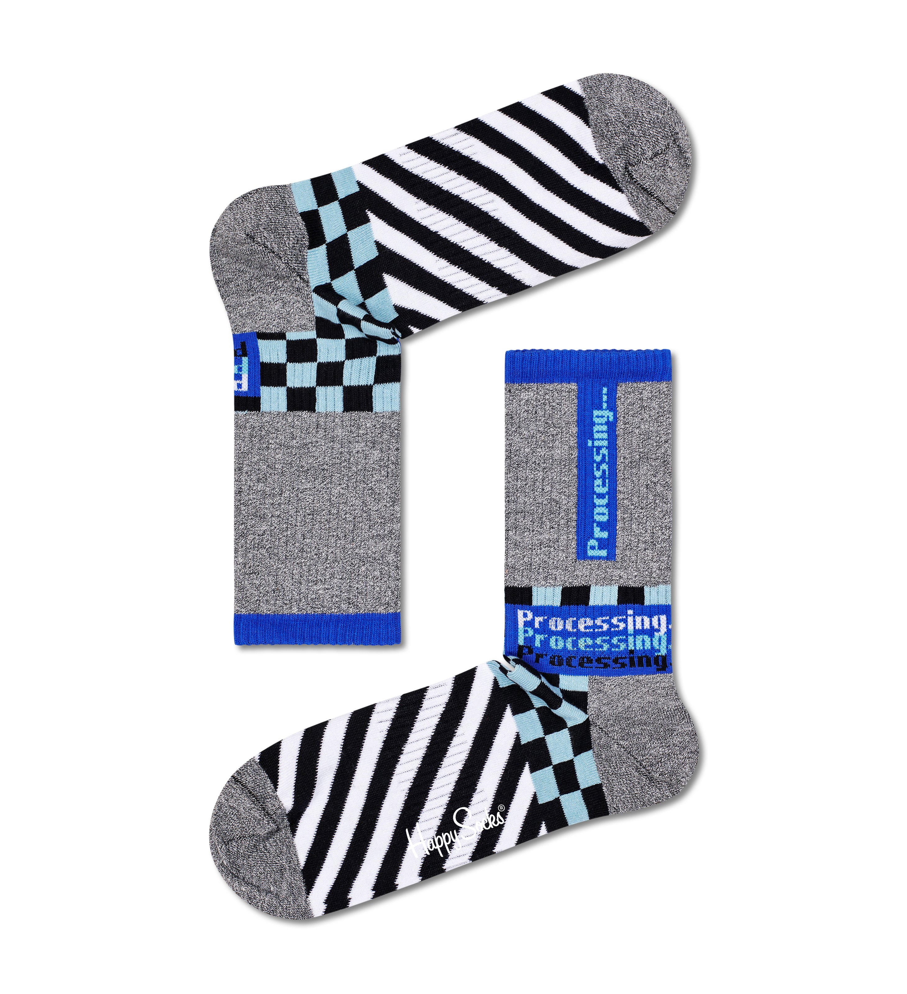 

Носки унисекс Happy Socks ATPRO14 серые, Серый, ATPRO14