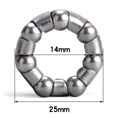 Подшипник втулки колеса велосипеда 25 мм, 7 шариков в сепараторе
