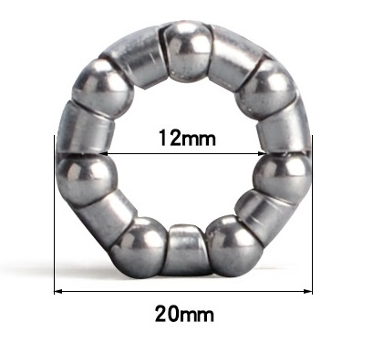 Подшипник втулки колеса велосипеда 20 мм, 7 шариков в сепараторе