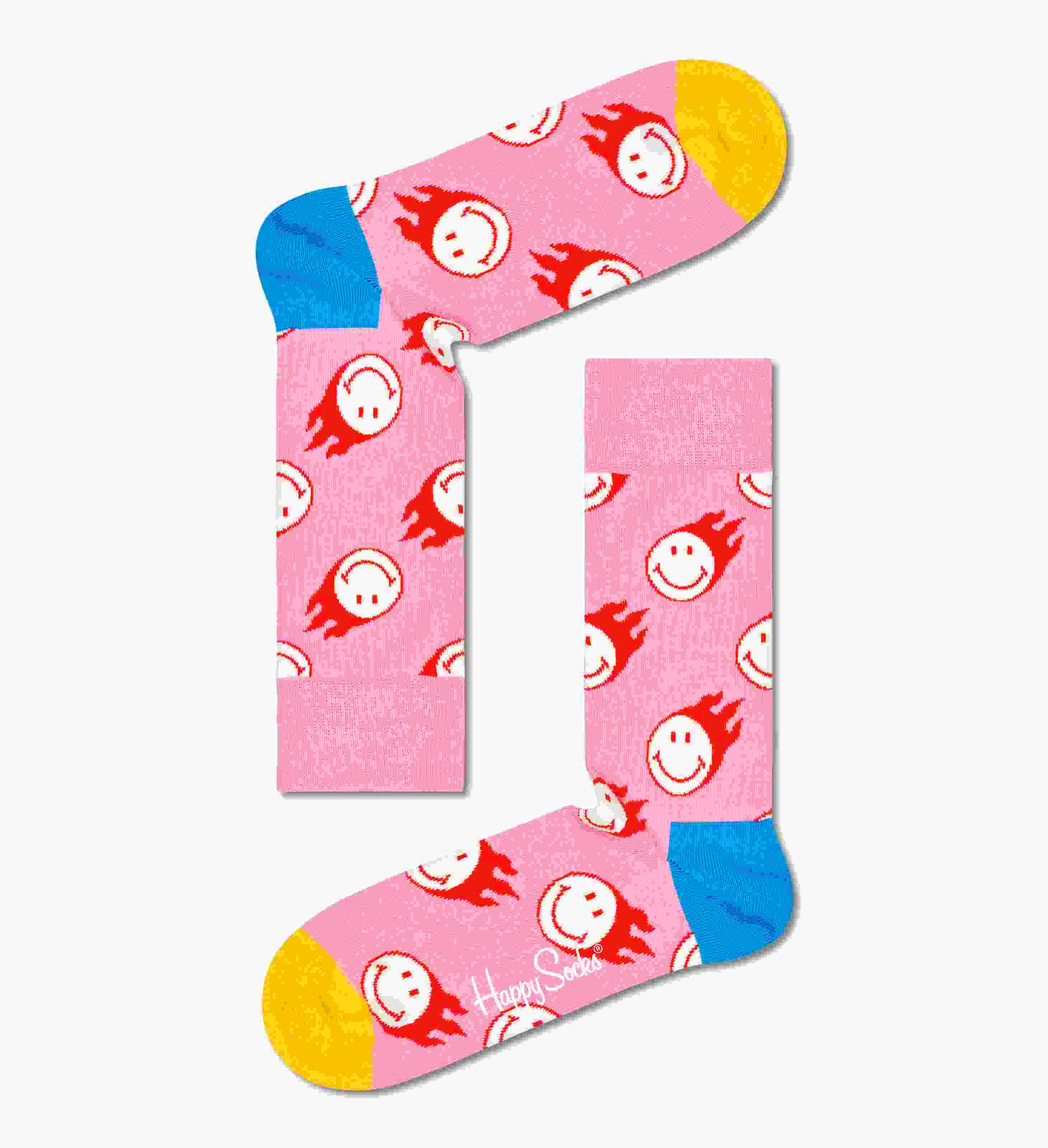 

Носки унисекс Happy Socks SMY01 розовые, Розовый, SMY01