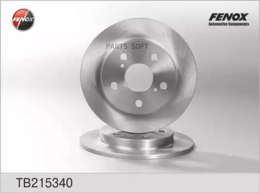 

Тормозной диск FENOX задний 259x9 мм 4 отверстия TB215340