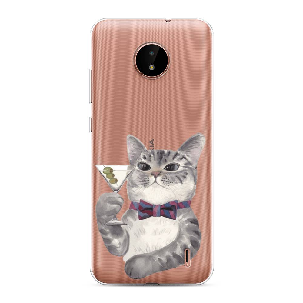 

Чехол Awog "Кот джентльмен" для Nokia C20