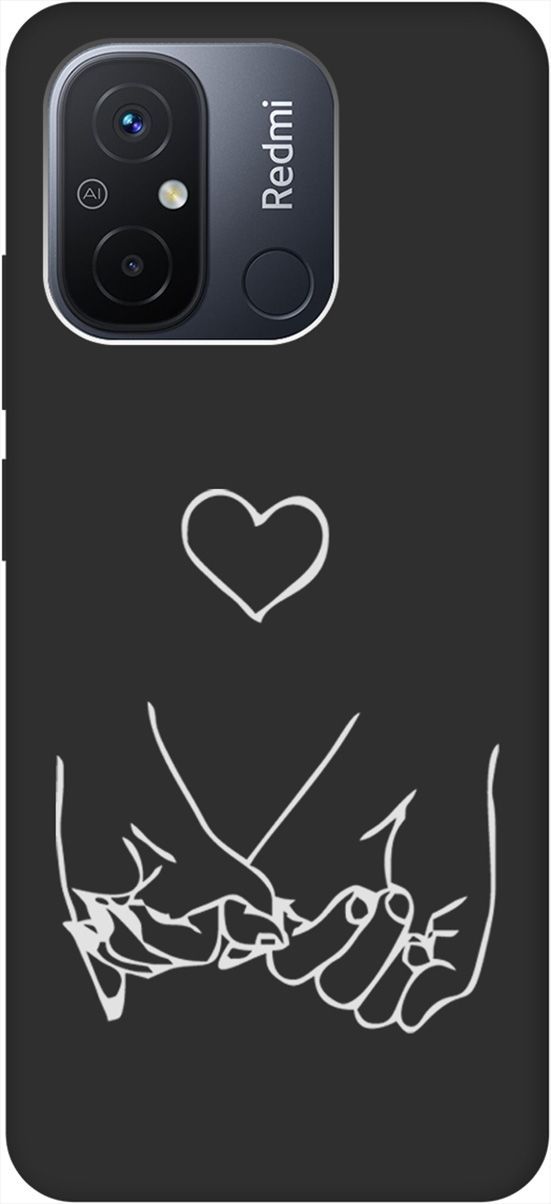 

Чехол на Xiaomi Redmi 12C с 3D принтом "Lovers Hands W" черный, Черный;белый, 158937