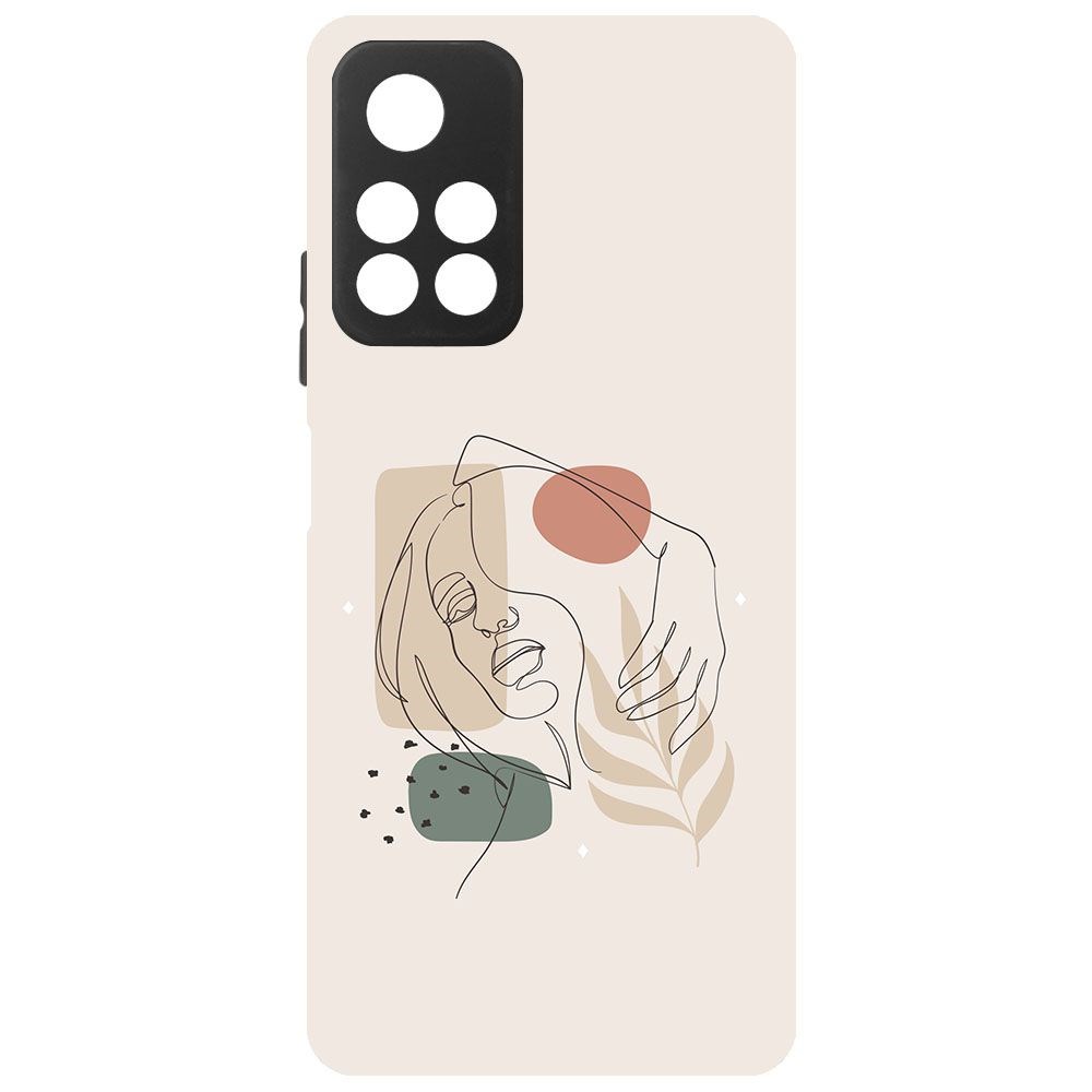 фото Чехол-накладка krutoff soft case грациозность для xiaomi poco m4 pro 5g черный
