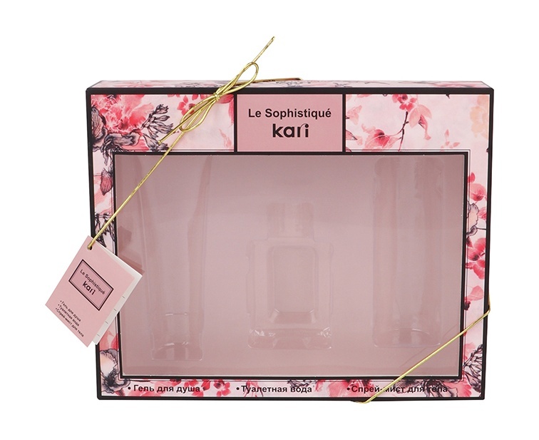 Подарочный набор Kari AC1061 гель для душа, туалетная вода, спрей-мист для тела набор valori мист для тела с розовым шиммером 150мл крем для рук argana