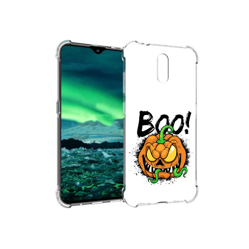

Чехол MyPads Tocco для Nokia 2.3 Хэллоуин бу (PT142254.97.193), Прозрачный, Tocco