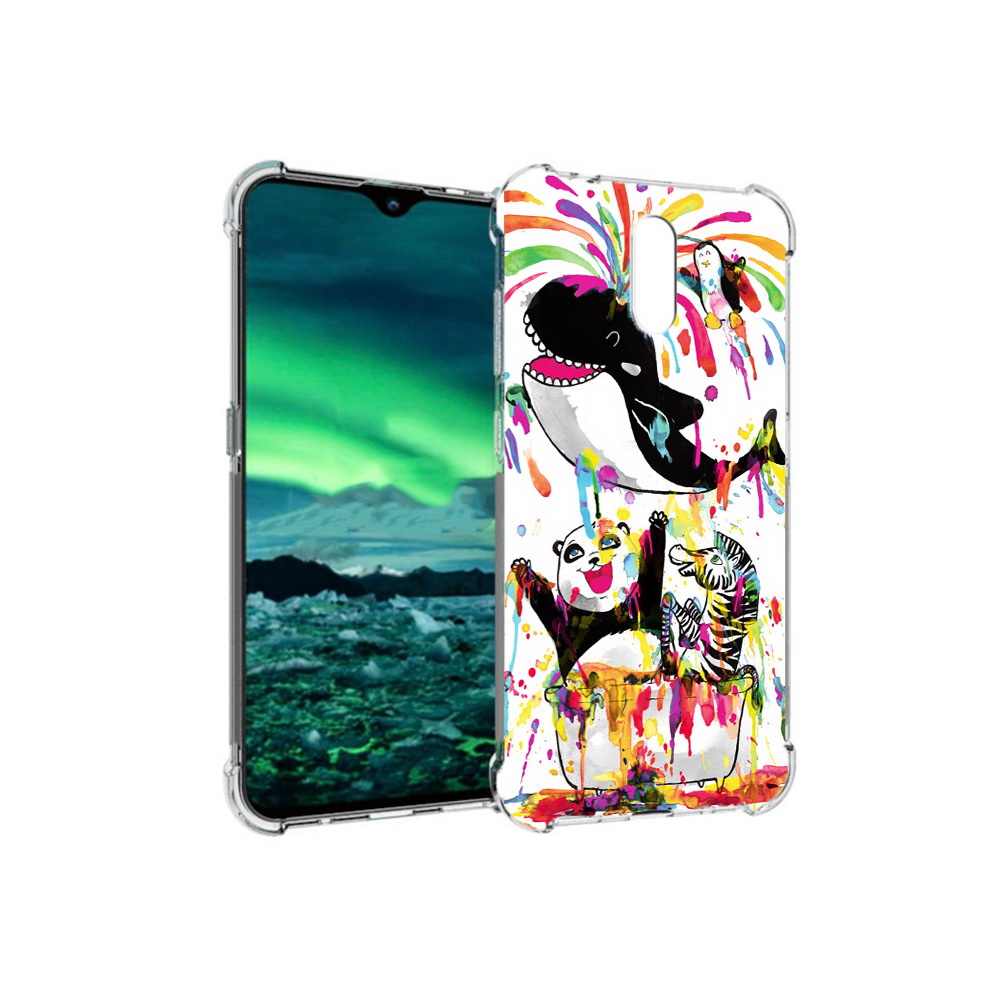 

Чехол MyPads Tocco для Nokia 2.3 Хиппи кит (PT142254.97.191), Прозрачный, Tocco