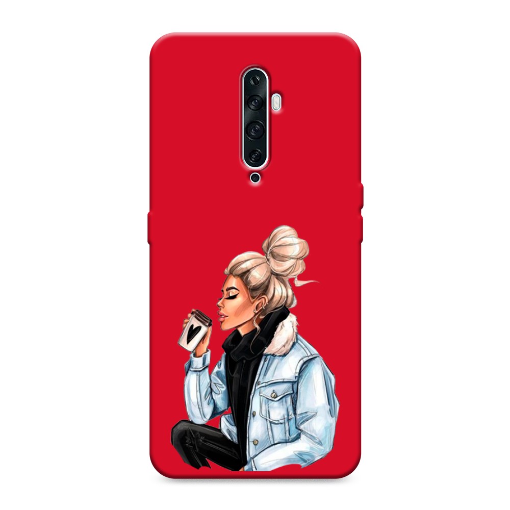 

Чехол Awog на Oppo Reno 2Z "Cute girl", Разноцветный, 251853-1