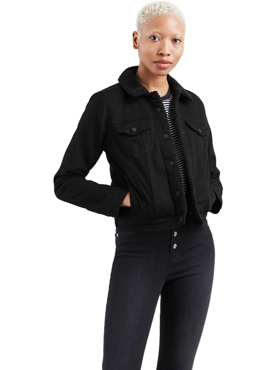 Джинсовая куртка женская Levis 36136-0020 черная S