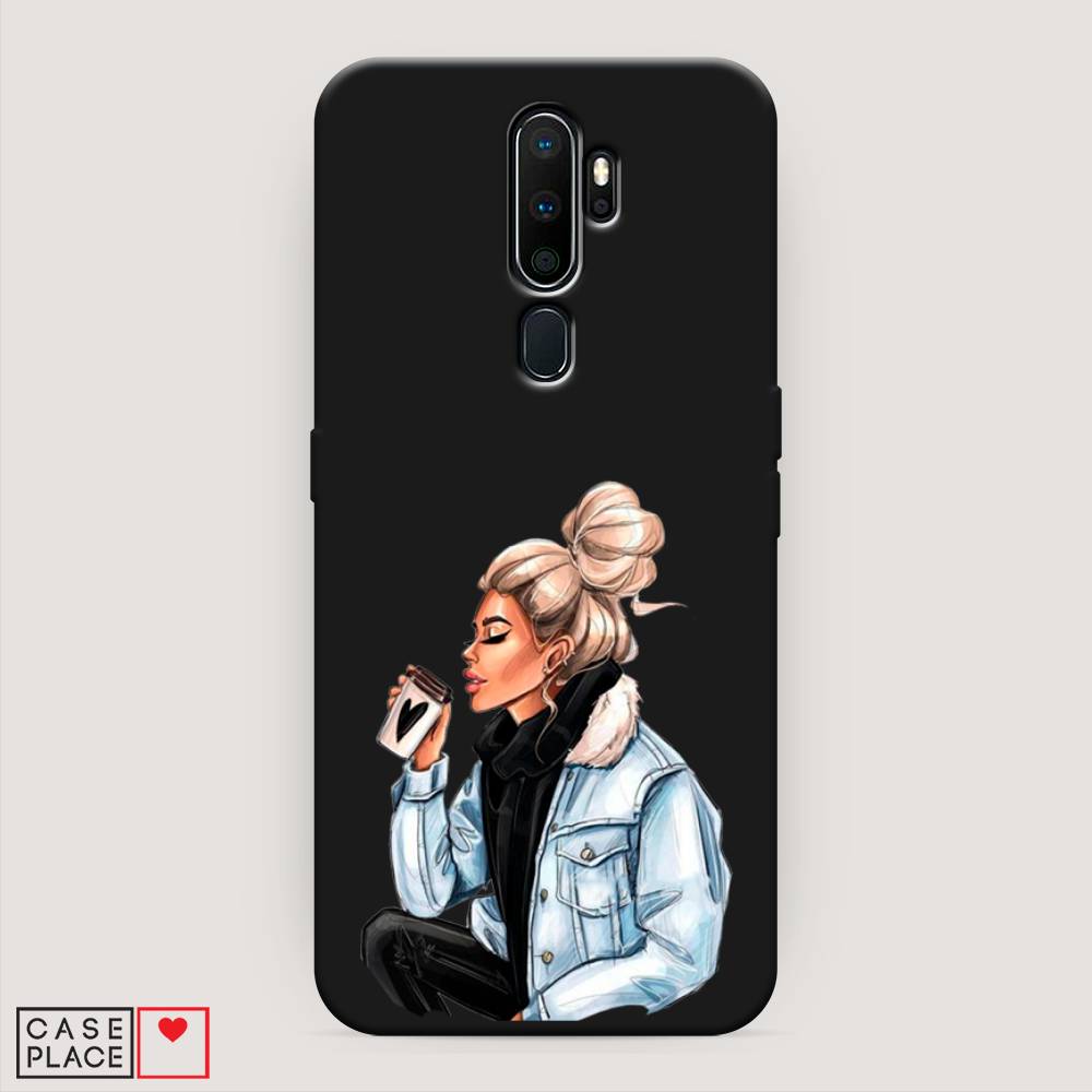 

Чехол Awog на Oppo A5/A9 2020 "Cute girl", Разноцветный, 251952-1