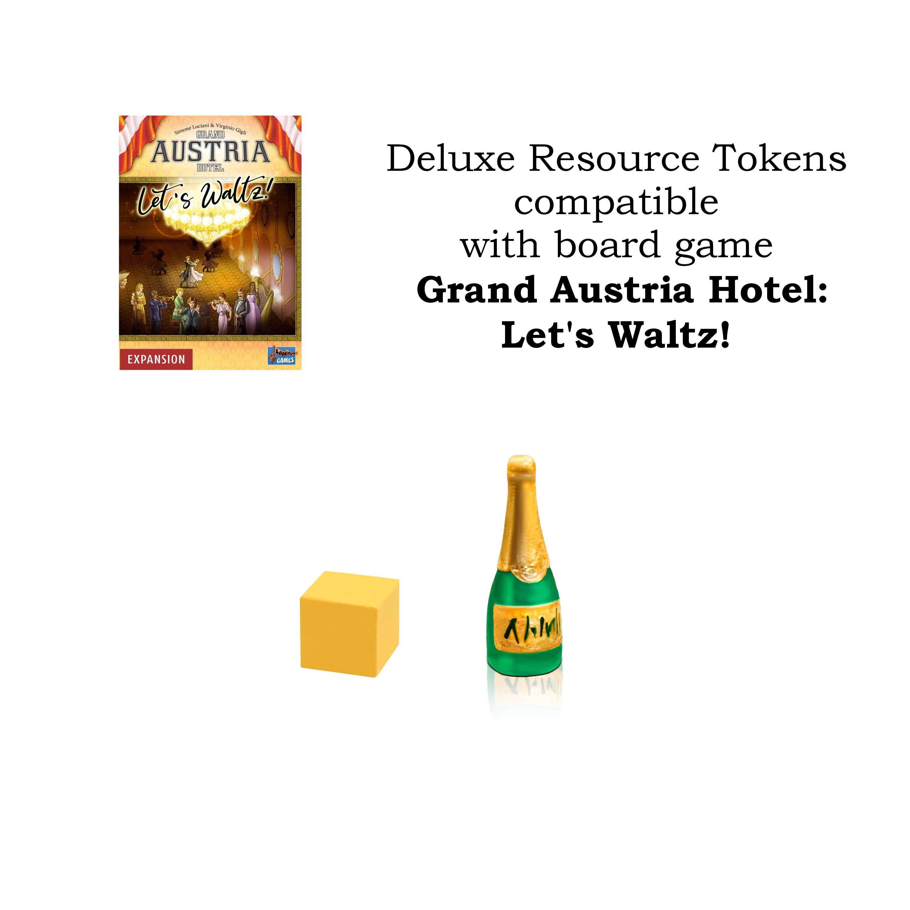 Набор реалистичных ресурсов Holy Tokens совместимый с Grand Austria Hotel: Let's Waltz! the haunted hotel