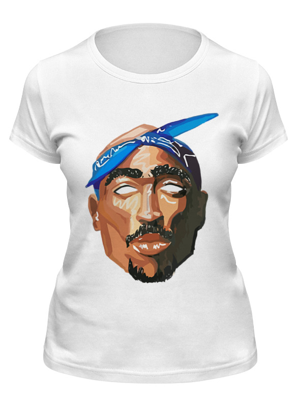 

Футболка женская Printio Тупак (2pac) белая S, Белый, Тупак (2pac)