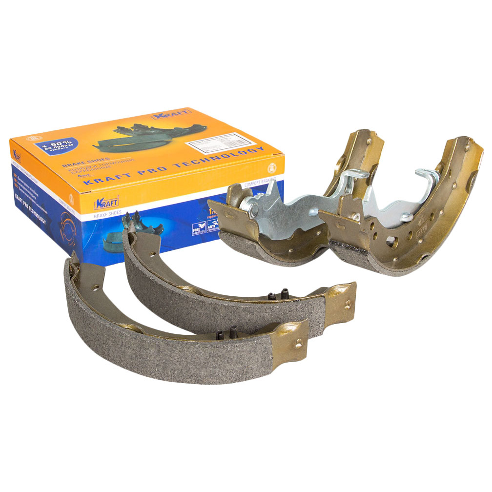 

Колодки тормозные барабанные Ford Fiesta VI, Mazda 2 1.25-1.6 (08-) KRAFT kt091531