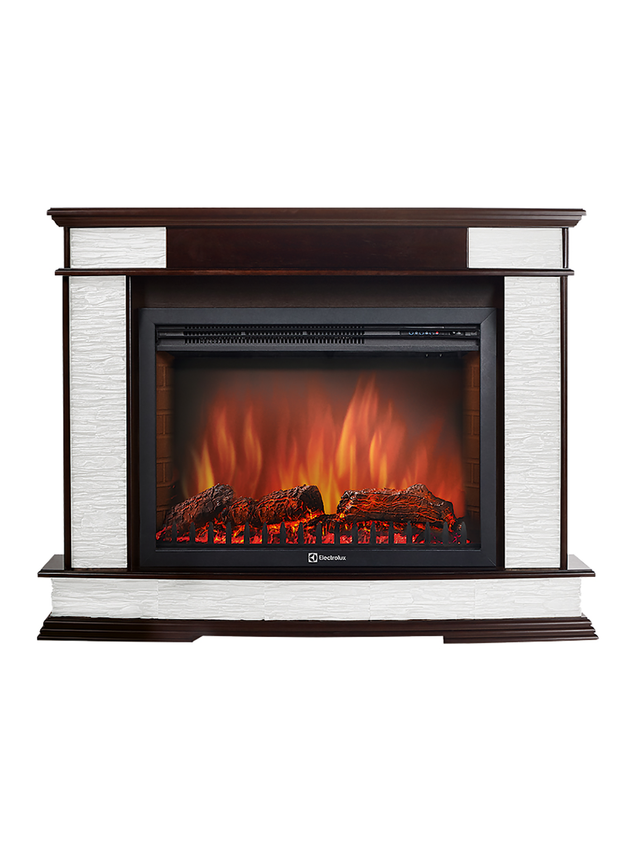 

Портал из камня для камина Electrolux Scala 30 тёмный дуб 413, Белый
