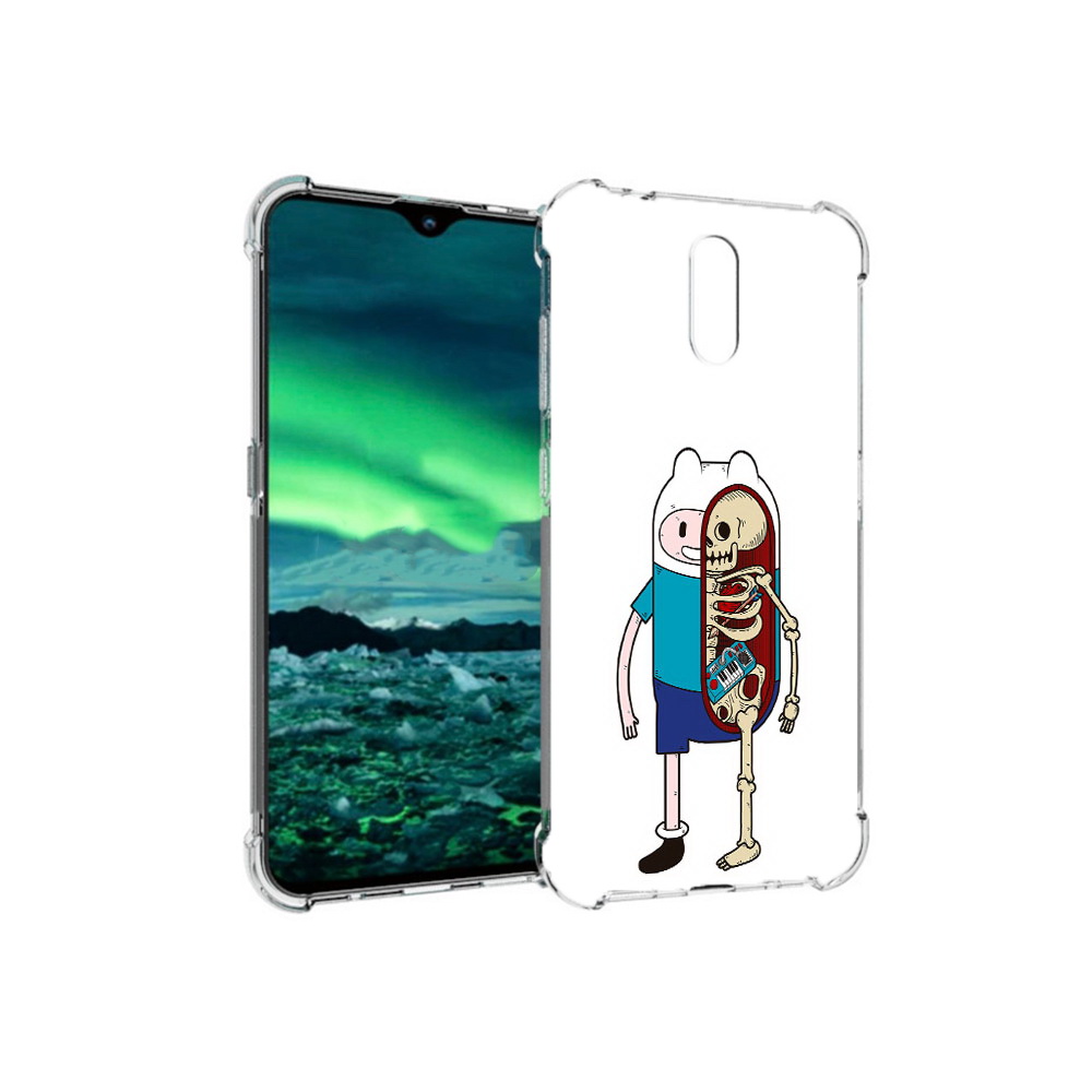 

Чехол MyPads Tocco для Nokia 2.3 Финн скелет (PT142254.97.187), Прозрачный, Tocco