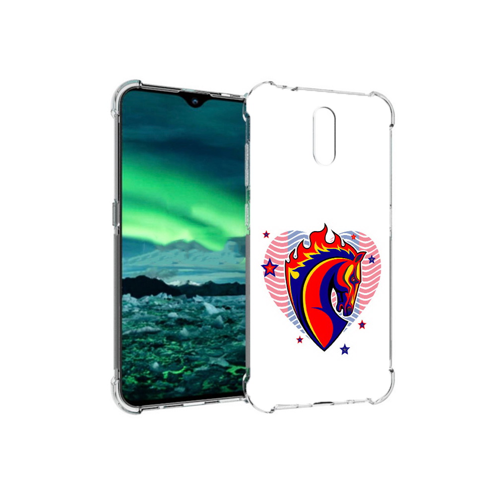

Чехол MyPads Tocco для Nokia 2.3 ФК ЦСЛ Лошадь (PT142254.97.180), Прозрачный, Tocco