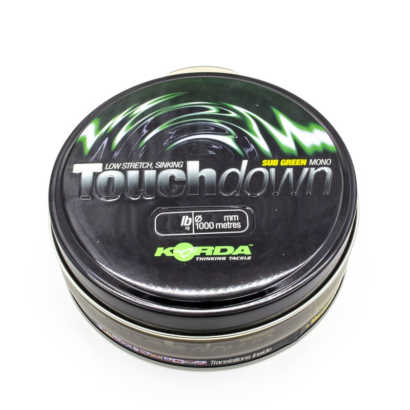 Леска монофильная Korda Touchdown 0,3 мм, 1000 м, 5 кг, Green