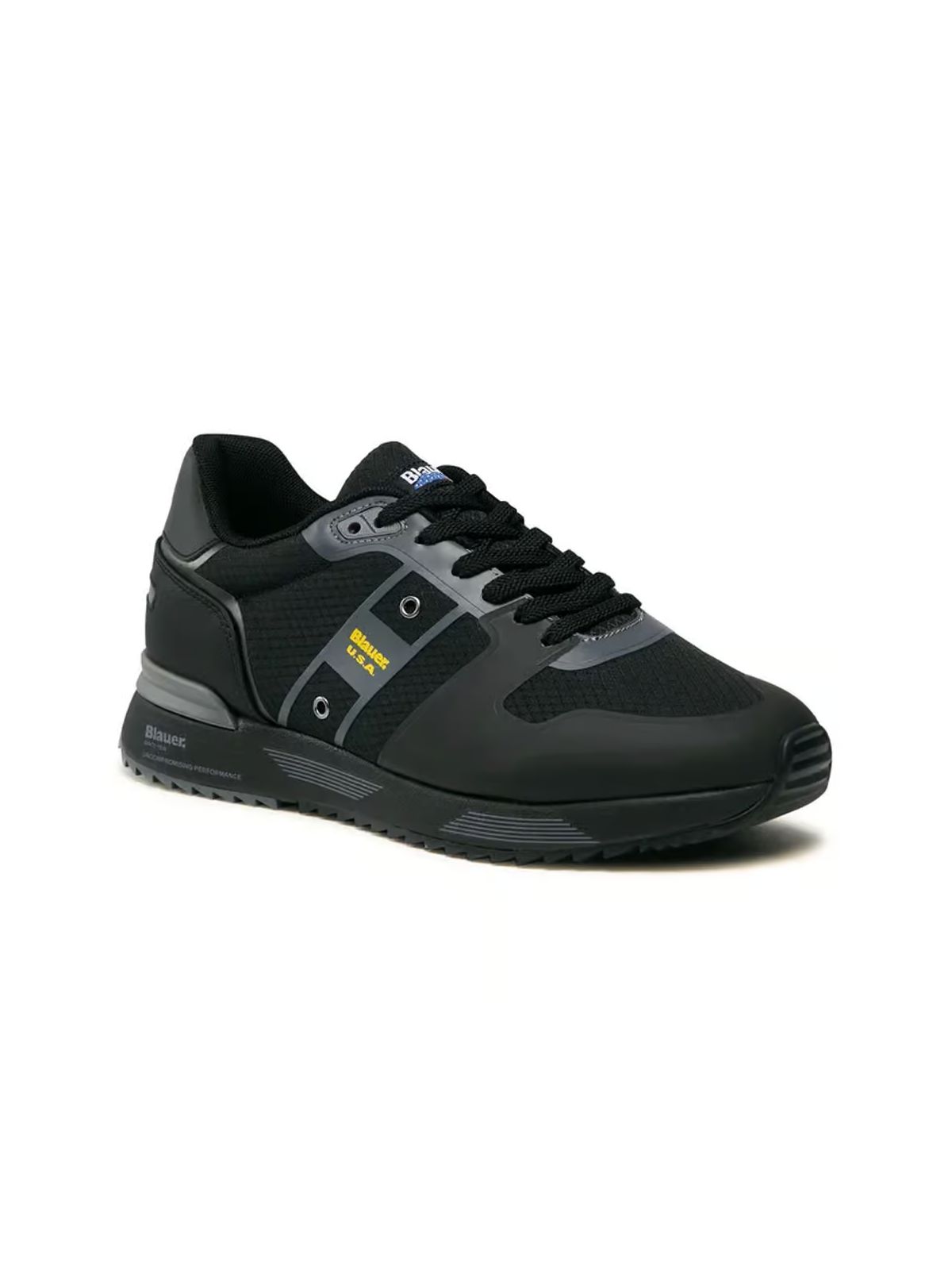 

Кроссовки мужские Blauer F3HOXIE02-RIP черные 45 RU, Черный, F3HOXIE02-RIP
