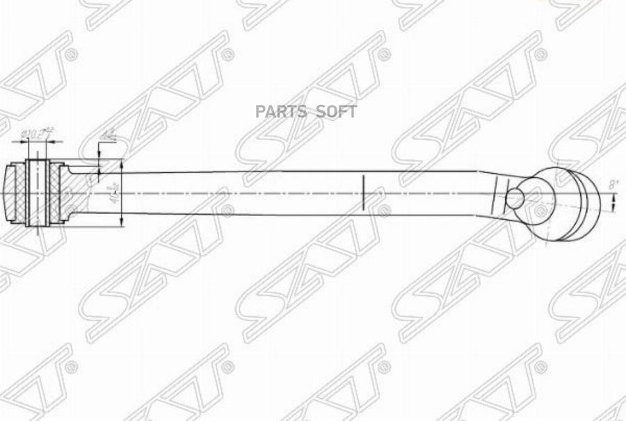 

Рычаг Fr Нижний Toyota Duet/Daihatsu Storia/Yrv 98- Lh Sat арт. ST4806997401