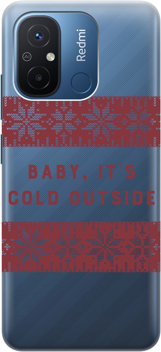 

Чехол на Xiaomi Redmi 12C с 3D принтом "It's Cold" прозрачный, Прозрачный;красный, 158935