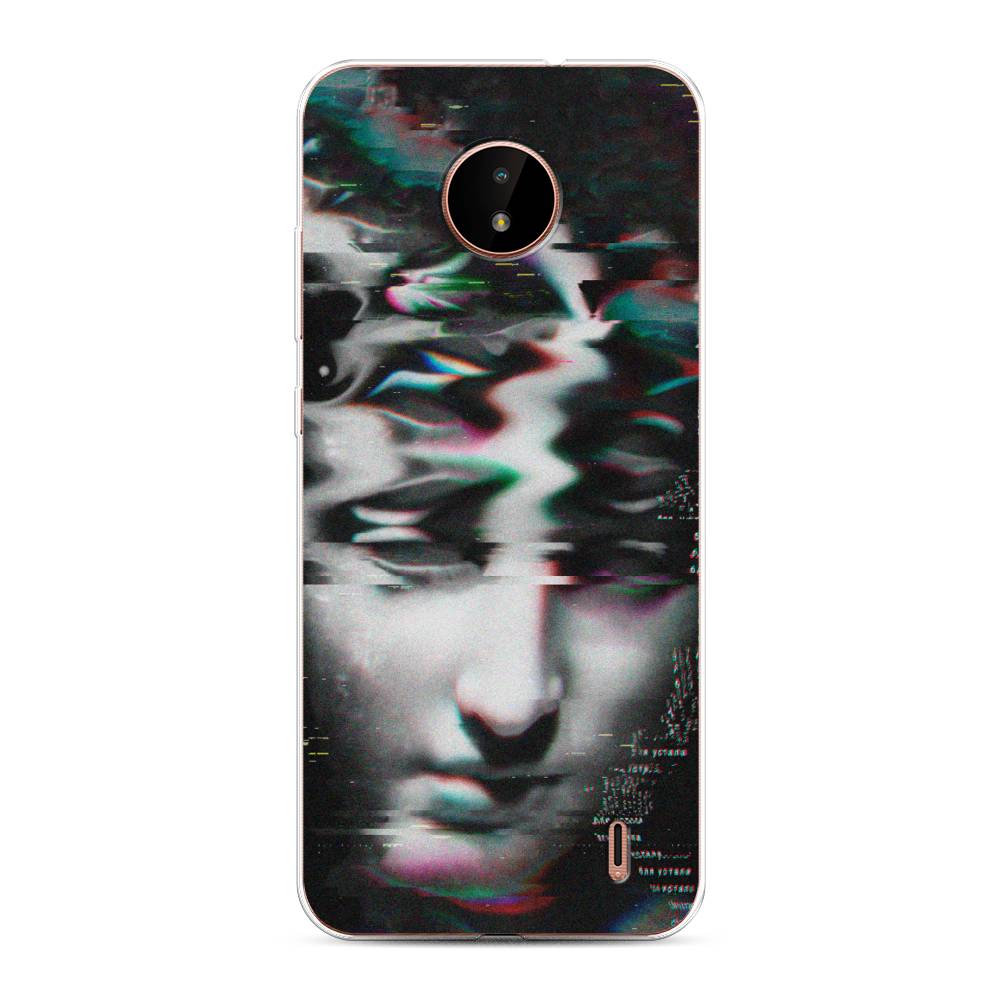 

Чехол Awog на Nokia C20 / Нокиа C20 "Glitch Art", Серый, 124350-9