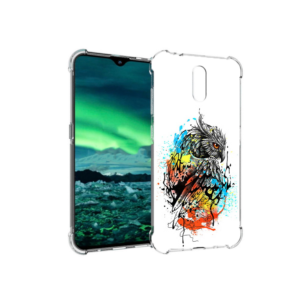 

Чехол MyPads Tocco для Nokia 2.3 Творческая сова (PT142254.97.170), Прозрачный, Tocco