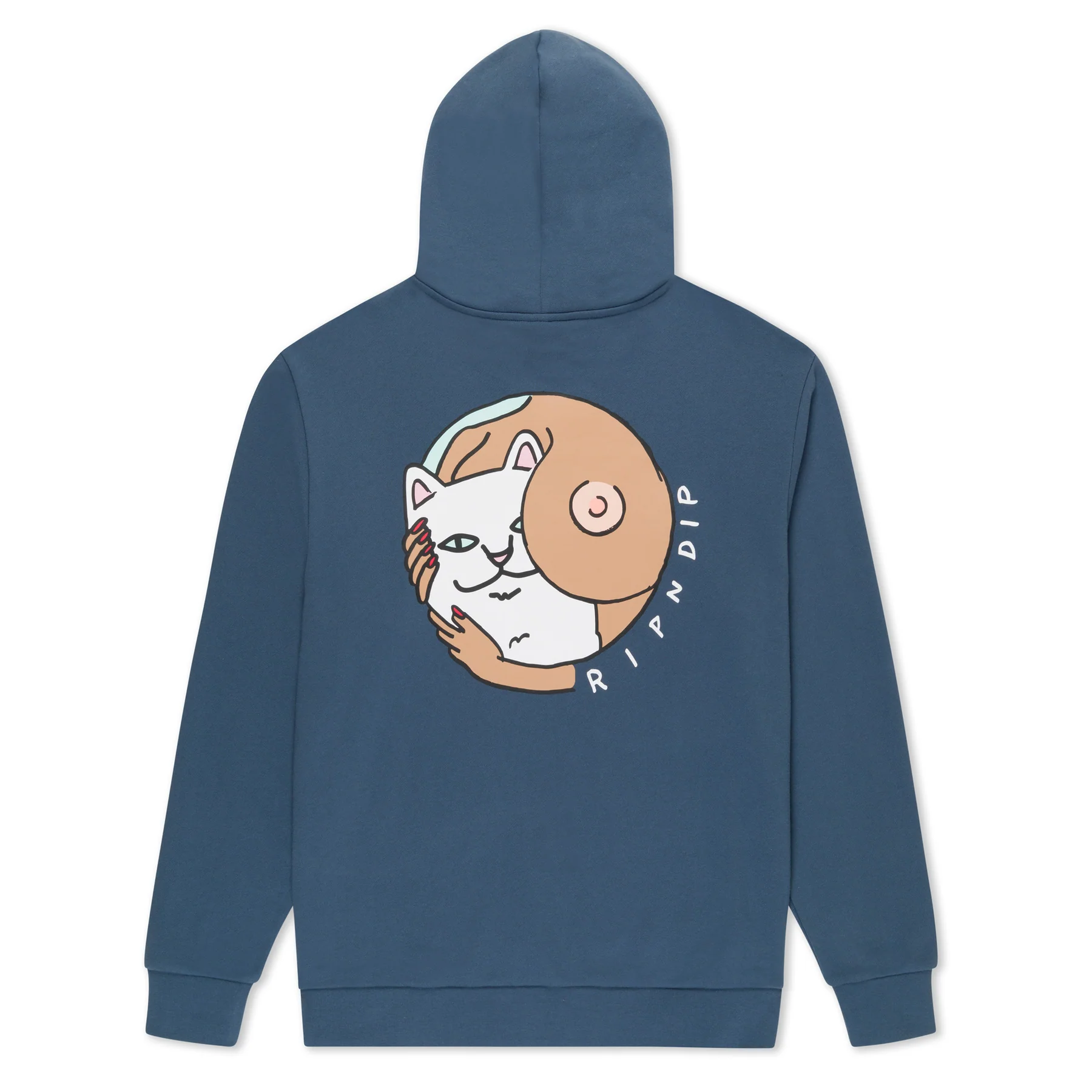 

Худи мужское Ripndip Must Be Nice синее XL, Синий, Must Be Nice