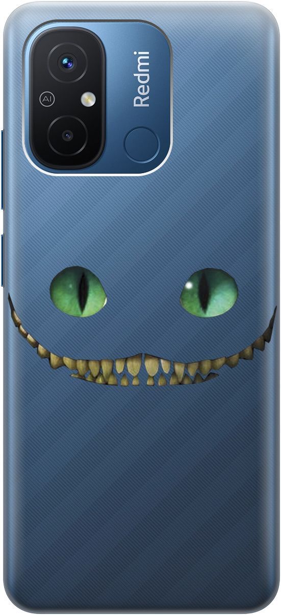 

Чехол на Xiaomi Redmi 12C с 3D принтом "Cheshire Cat" прозрачный, Прозрачный;белый, 158935