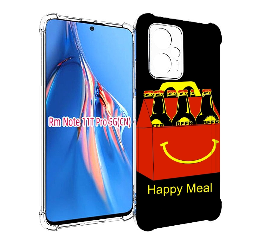 

Чехол MyPads Happy Meal для Xiaomi Redmi Note 11T Pro / 11T Pro Plus / Poco X4 GT проти..., Прозрачный, Tocco