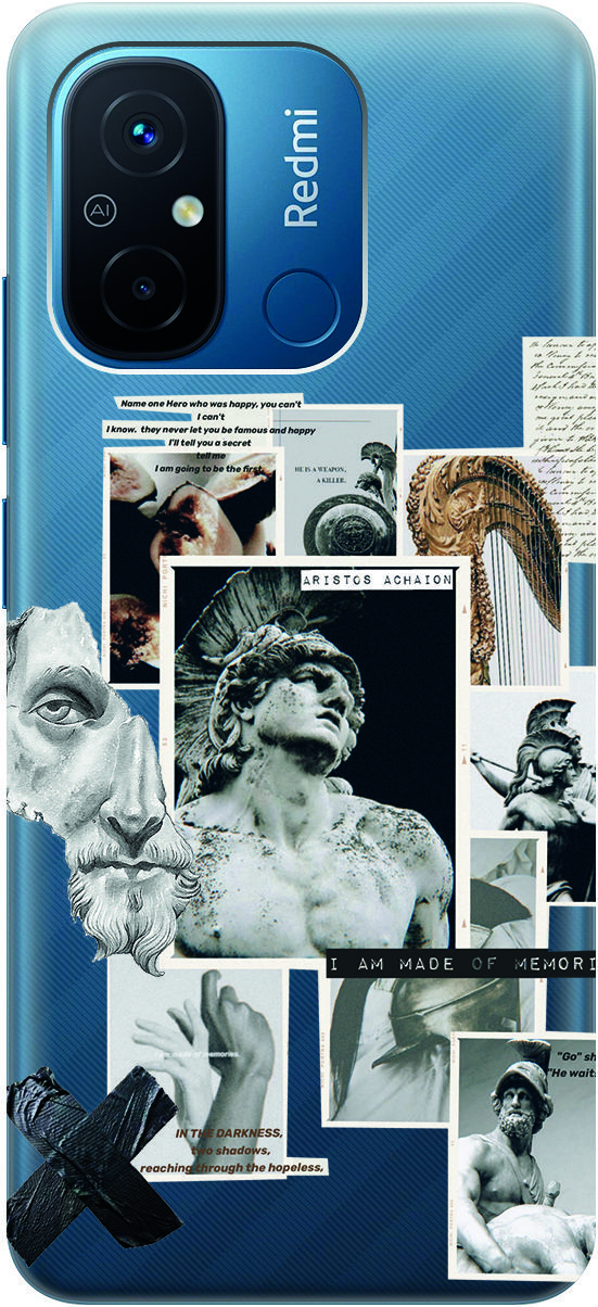 

Чехол на Xiaomi Redmi 12C с 3D принтом "Antique Stickers" прозрачный, Прозрачный;белый, 158934