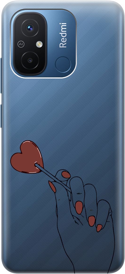 

Чехол на Xiaomi Redmi 12C с 3D принтом "Heartbreaker" прозрачный, Прозрачный;красный, 158933