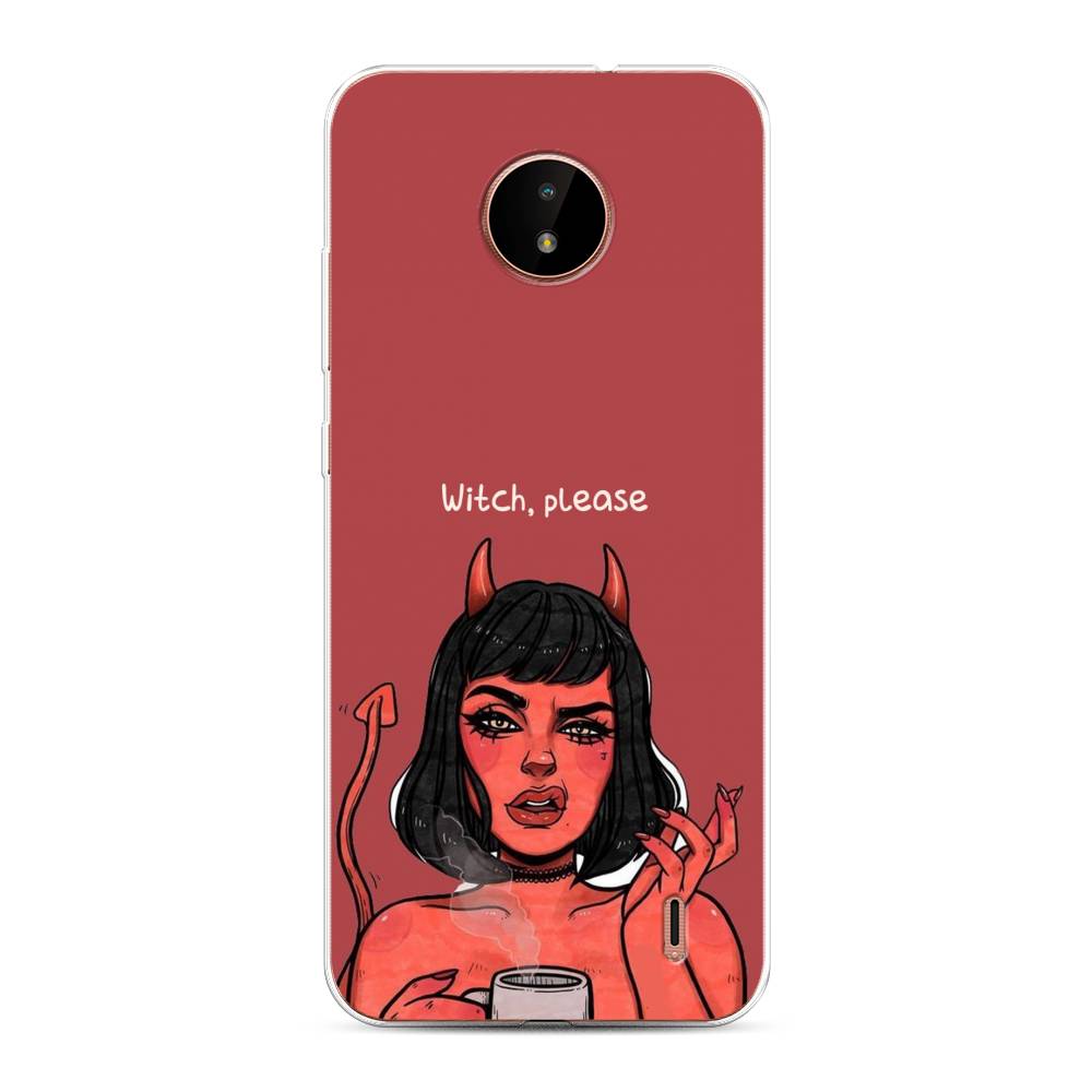 

Чехол Awog на Nokia C20 / Нокиа C20 "Evil Girl", Красный;черный, 124350-6