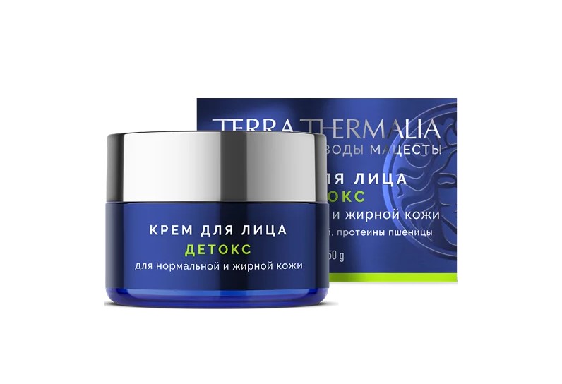 

Крем для лица TERRA THERMALIA Детокс для нормальной и жирной кожи 50 г