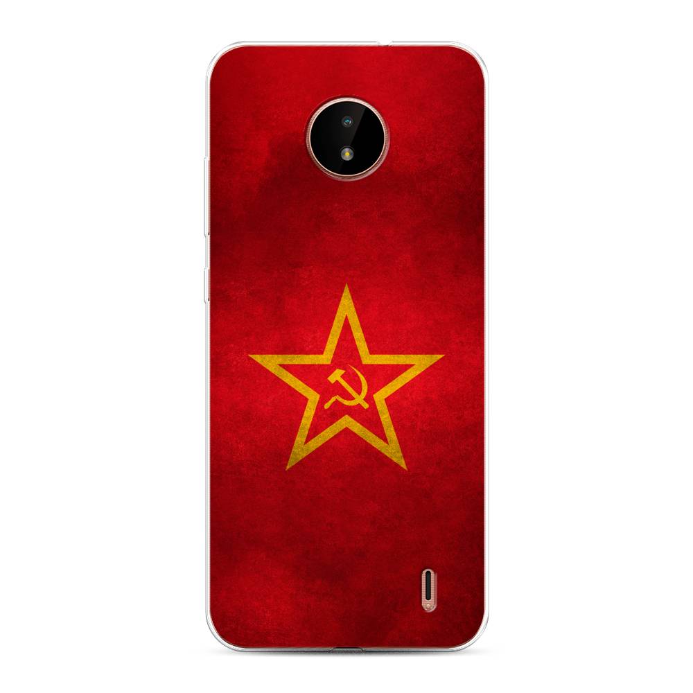 

Чехол Awog на Nokia C20 / Нокиа C20 "Красное знамя", Желтый;красный, 124350-10