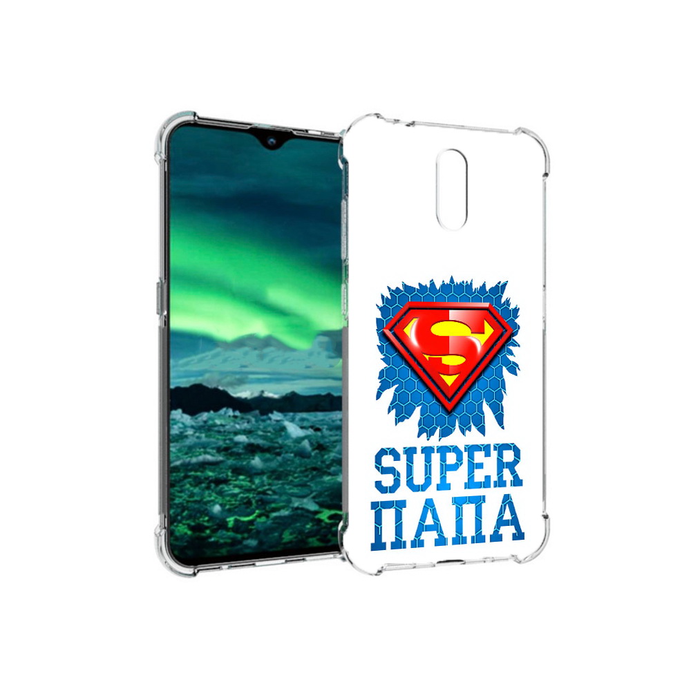 

Чехол MyPads Tocco для Nokia 2.3 Супер Папа (PT142254.97.165), Прозрачный, Tocco