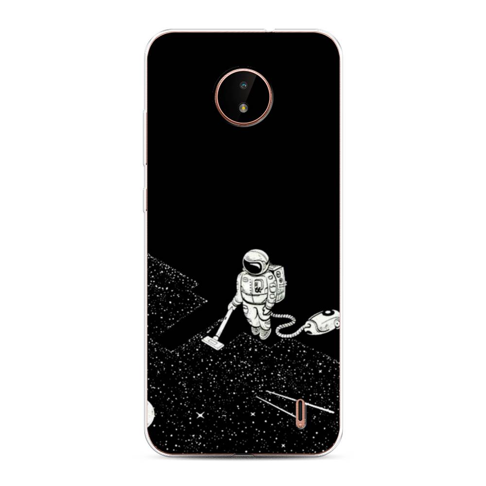 фото Чехол awog "космонавт с пылесосом" для nokia c20