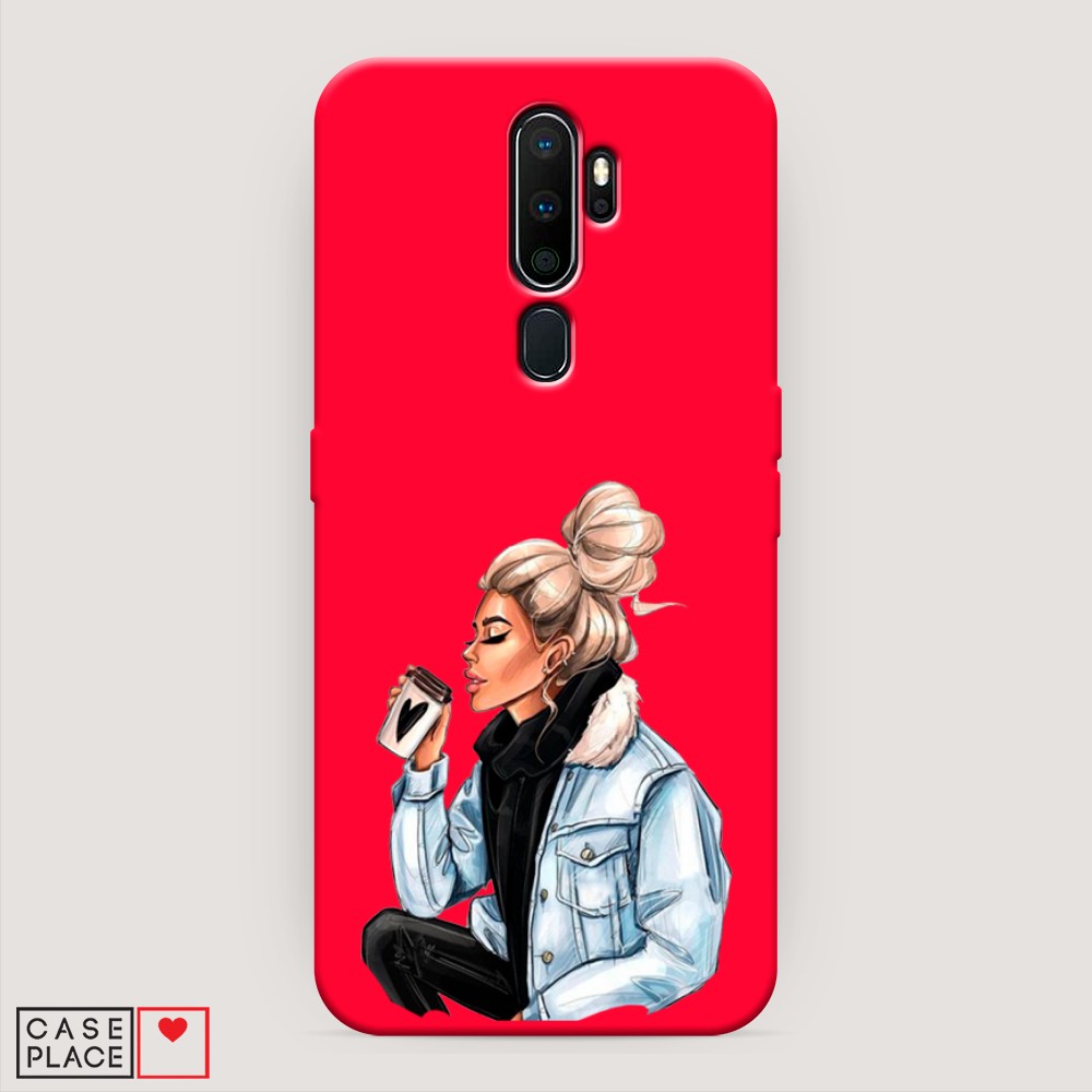 

Чехол Awog на Oppo A5/A9 2020 "Cute girl", Разноцветный, 251353-1