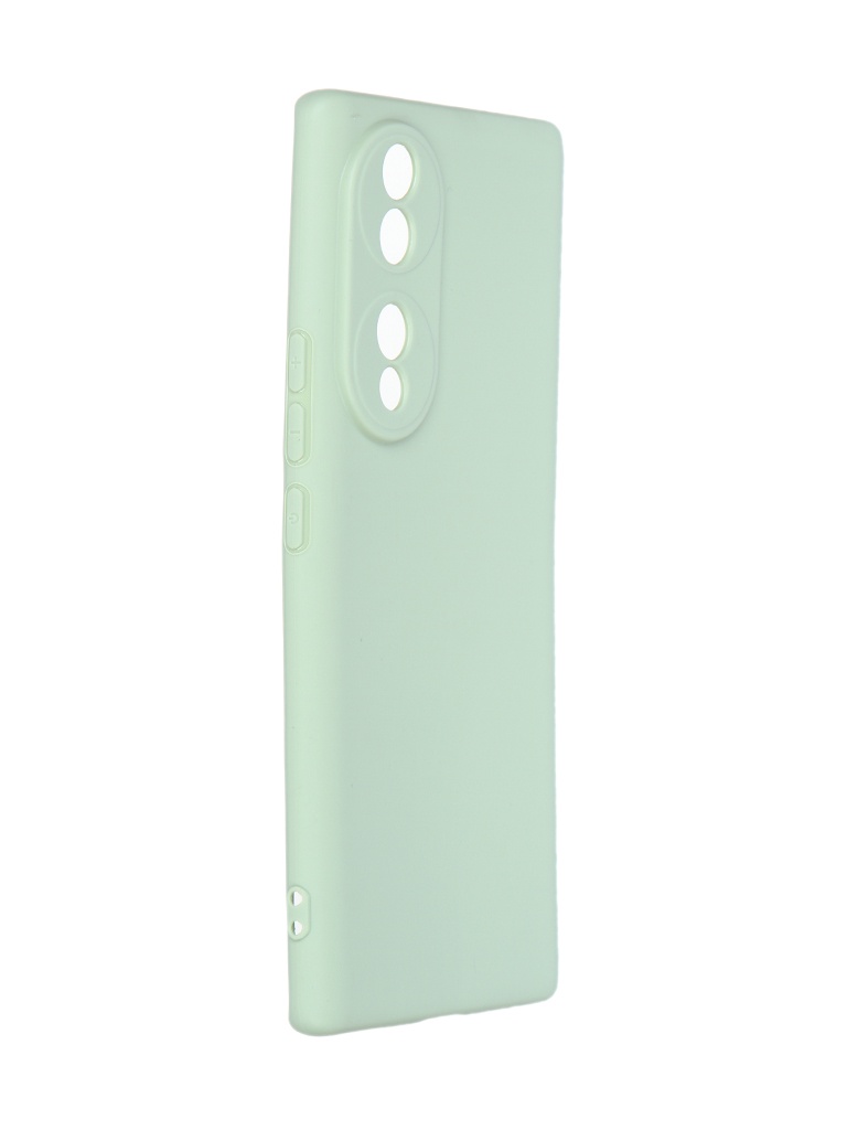 Чехол DF для Honor 70 Silicone Light Green hwCase-115