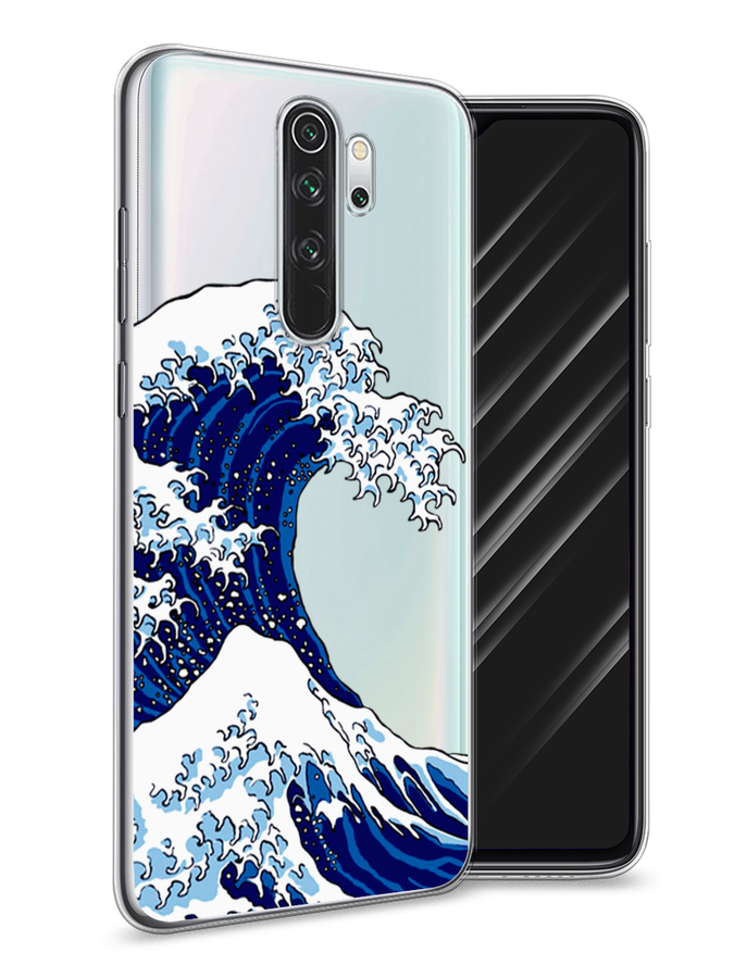 

Чехол Awog на Xiaomi Redmi Note 8 Pro "Волна в Канагаве", Разноцветный, 36650-4