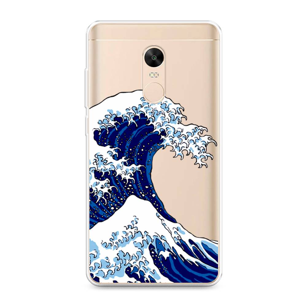 

Чехол Awog на Xiaomi Redmi Note 4X "Волна в Канагаве", Разноцветный, 31950-4