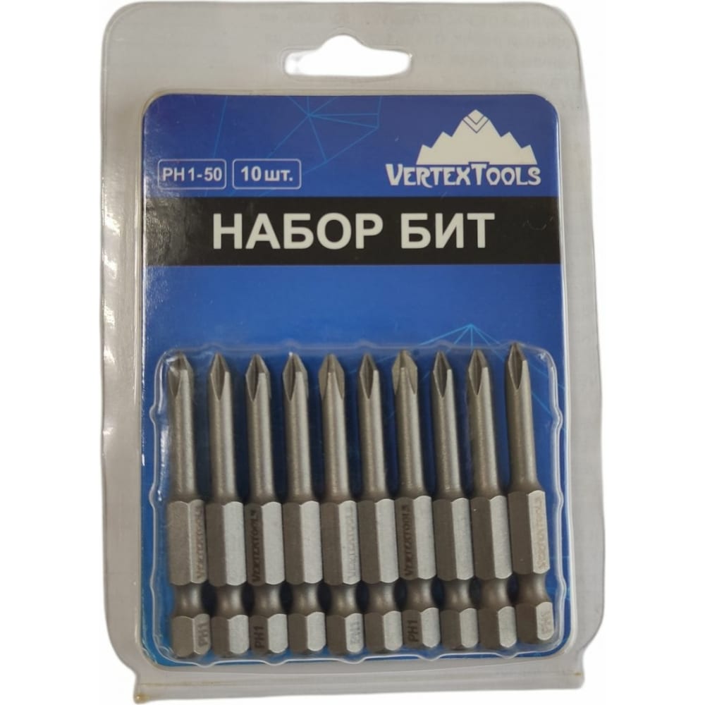 фото Набор бит vertextools бт-ph1-50